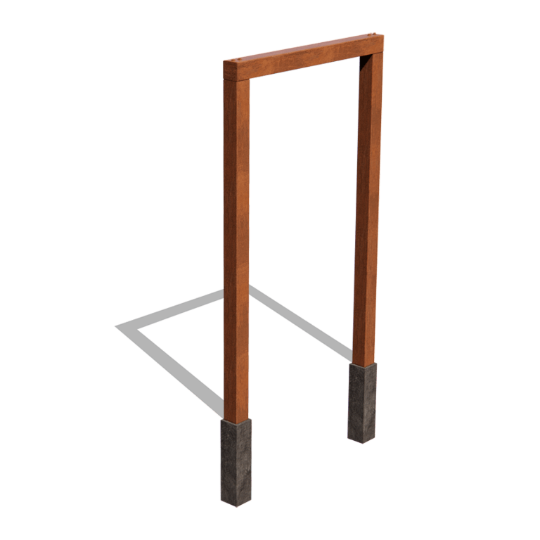 Pergolă din oțel corten - Drept - 150 x 230 cm