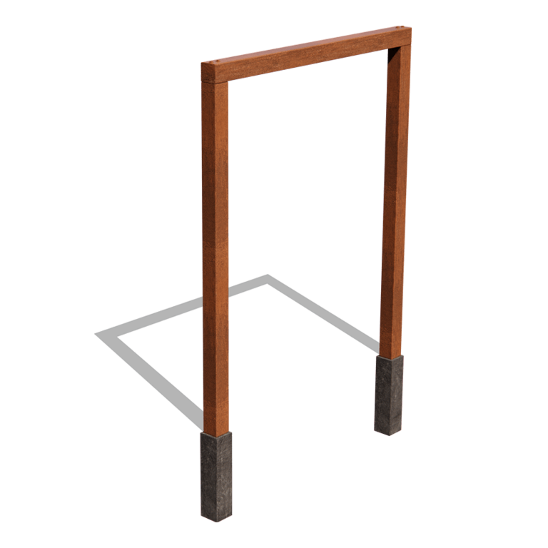 Pergolă din oțel corten - Drept - 200 x 230 cm