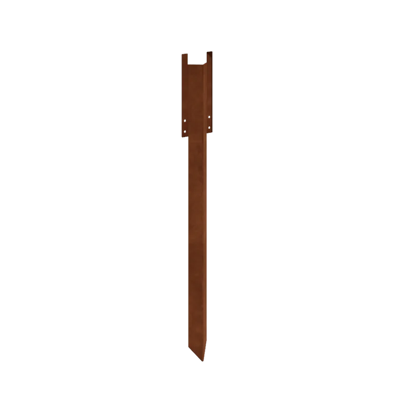 Țăruși de fixare din oțel corten - Înălțime separator de gazon XL 45 cm