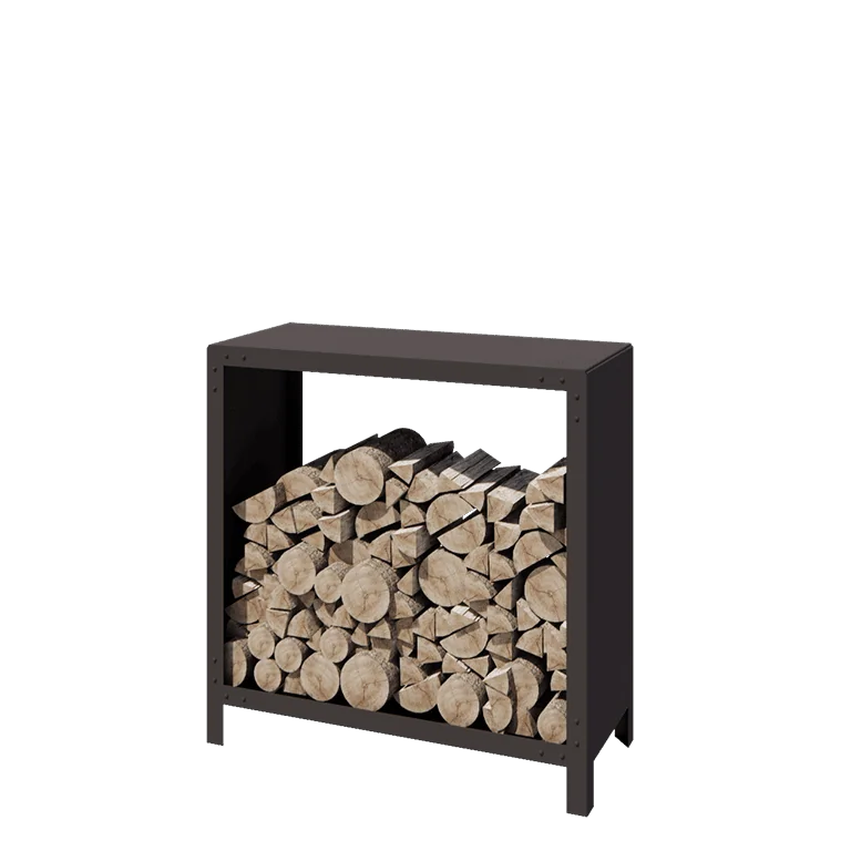 Suport pentru lemne din oțel - Indiana - 100 x 40 x 100 cm - Altă culoare RAL