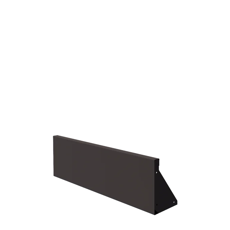 Zid de sprijin din oțel - Drept - 100 x 30 cm - Altă culoare RAL