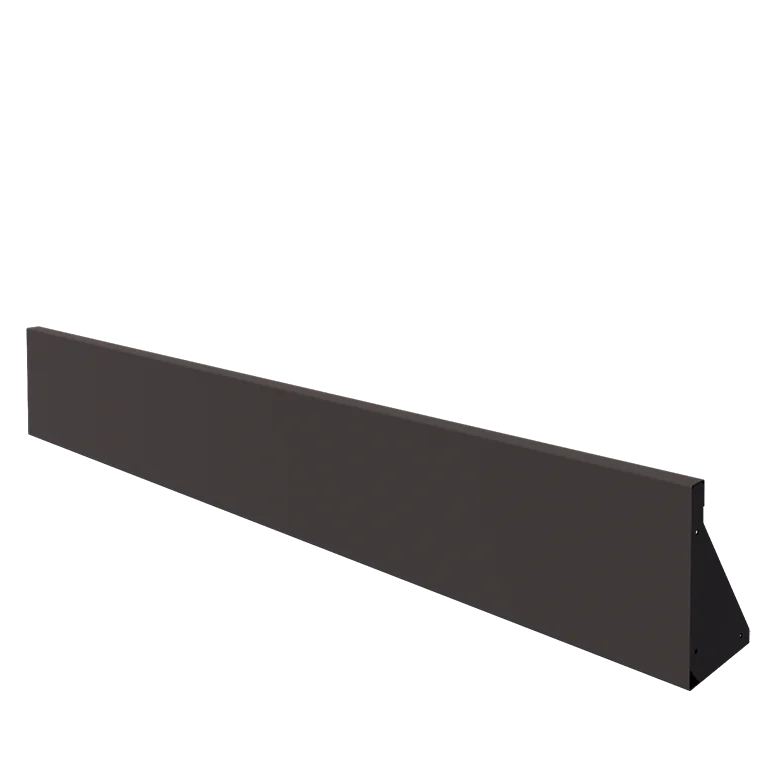 Zid de sprijin din oțel - Drept - 200 x 30 cm - Altă culoare RAL
