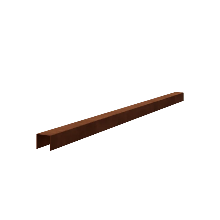 Profil U din oțel corten - 5 x 5 x 5 cm - 150 cm