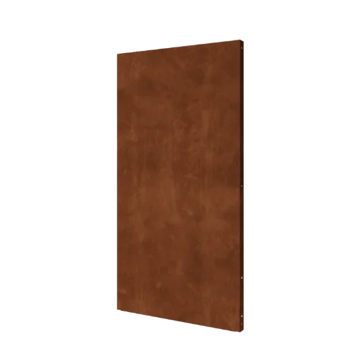 Panou decorativ din oțel corten - Bază - 100 x 6 x 190 cm