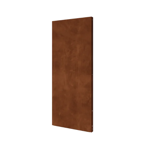 Panou decorativ din oțel corten - Bază - 80 x 6 x 190 cm