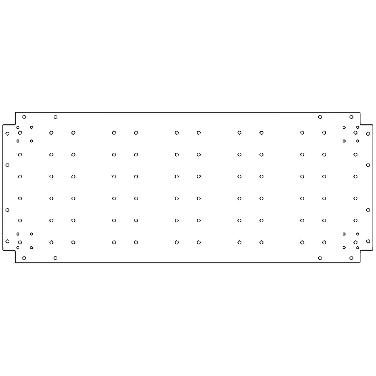 Placă de bază din oțel galvanizat - 50 x 120 cm