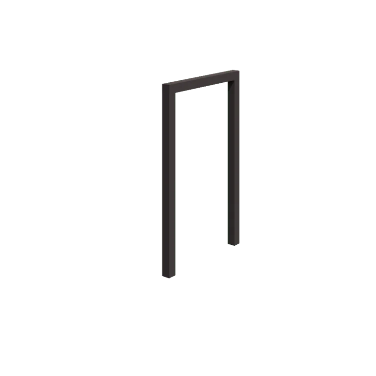 Pergolă din oțel - Drept - 150 x 230 cm - RAL7016 mat (gri antracit) - Fără bază de beton