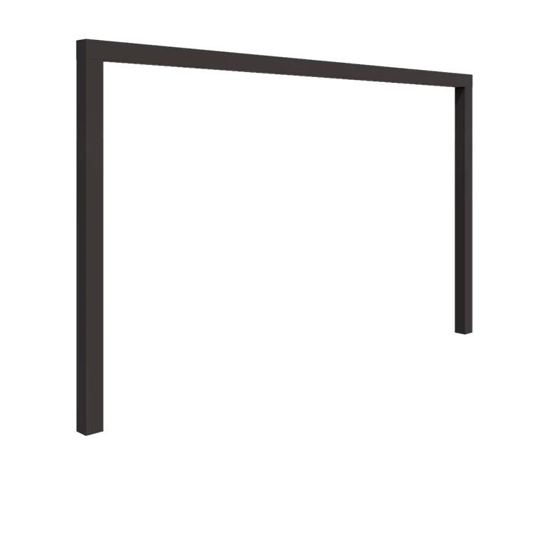 Pergolă din oțel - Drept - 400 x 230 cm - Altă culoare RAL - Fără bază de beton
