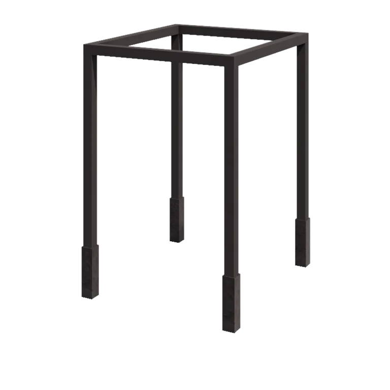 Pergolă din oțel - Pătrat - 224 x 200 x 230 cm - Altă culoare RAL - Cu bază de beton