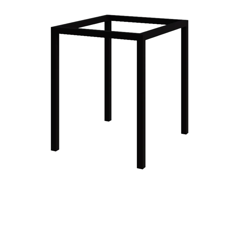 Pergolă din oțel - Pătrat - 224 x 200 x 230 cm - RAL9005 mat (negru) - Fără bază de beton