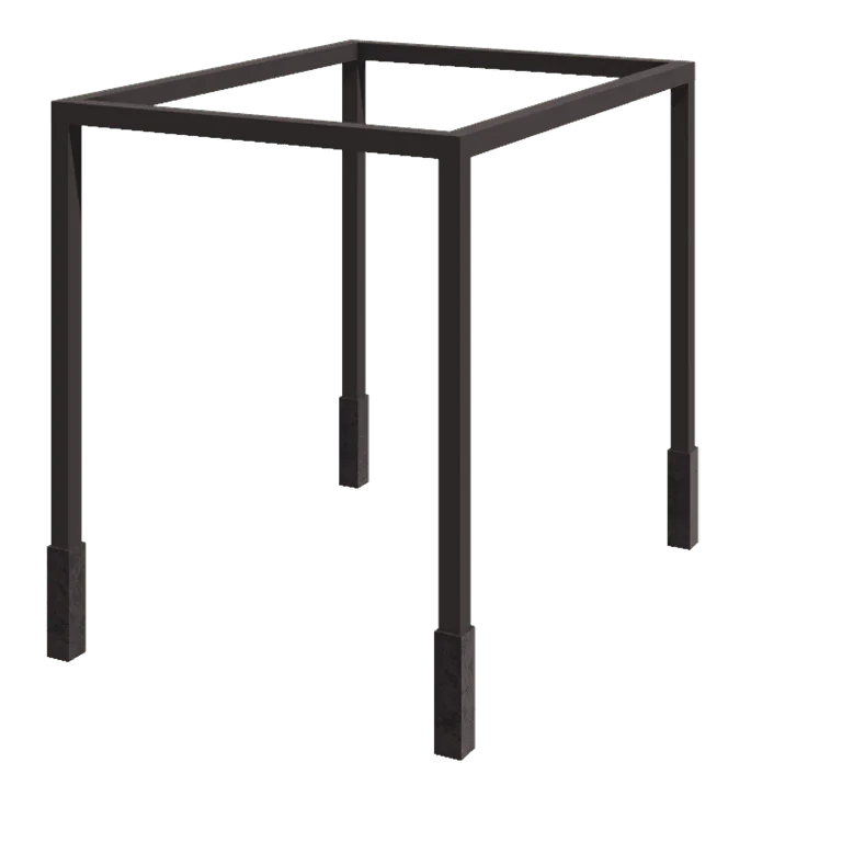 Pergolă din oțel - Pătrat - 324 x 300 x 230 cm - Altă culoare RAL - Cu bază de beton
