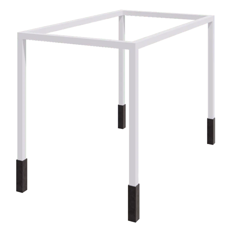 Pergolă din oțel - Dreptunghiular - 424 x 250 x 230 cm - RAL9010 mat (alb) - Cu bază de beton