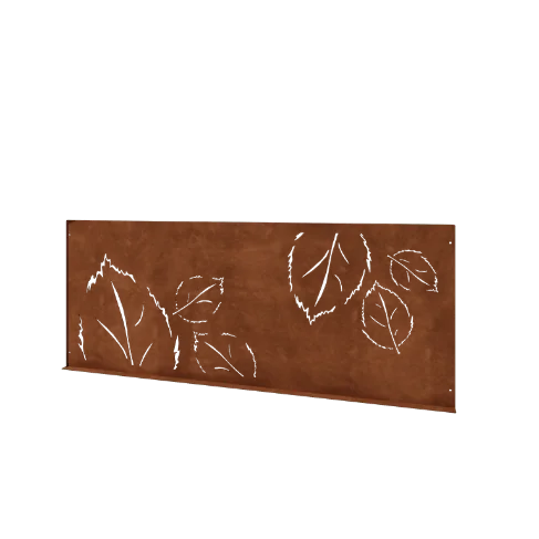 Gard decorativ din oțel corten N - Panou - 149 x 3 x 60 cm